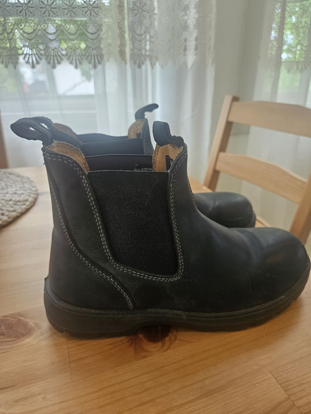 Aquatherm Black Chelsea Work Boot Size 10 - Picture 3 of 11